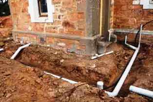 outside drainage Charlton